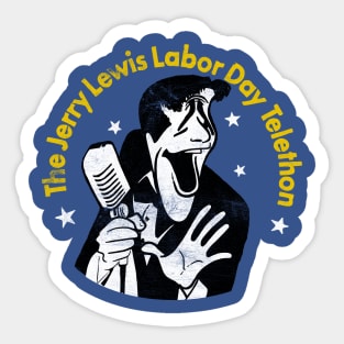 Jerry Lewis Telethon / 80s Vintage Look Sticker